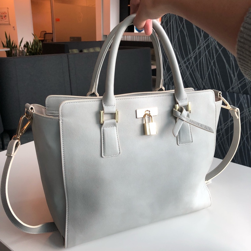 Angela Roi Sunday Tote Classic in Light Grey